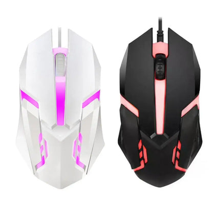 USB Wired Gaming Mouse 1000 DPI 3 Buttons Silent Mause Backlit Professional Gamer Mice Ergonomic Computer Mouse For PC Laptop