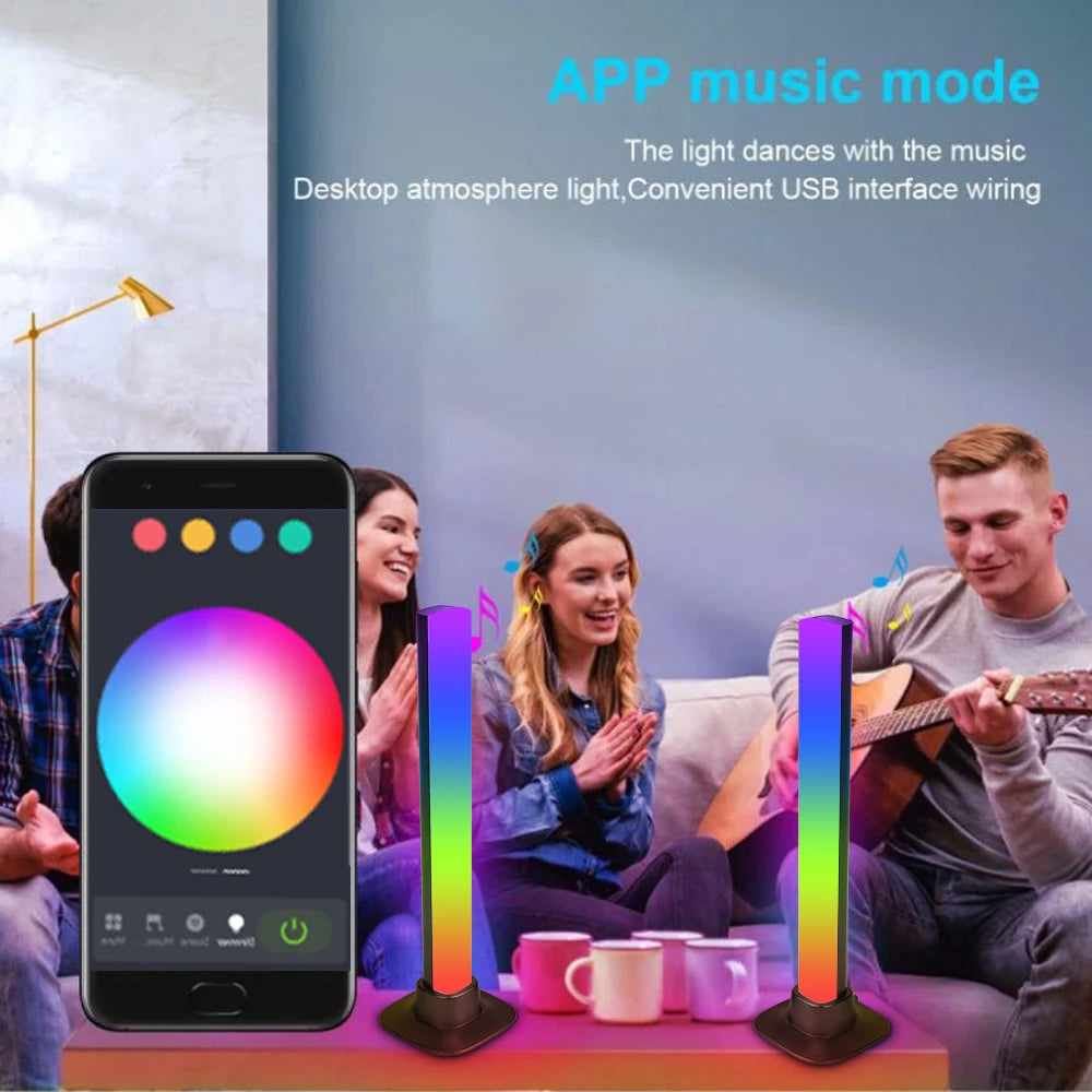 Smart Gaming Light RGB LED Symphony Control USB Ambient With App Control Coloful Strip Desktop Lamp Dimming Gamer Decor Zigbee