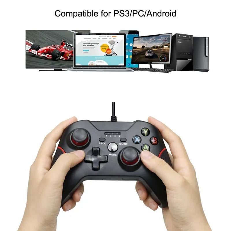 Wired USB Gamepad For PS3 Joystick Console Controle For PC For SONY PS3 Game Controller For Android Phone Joypad Accessorie